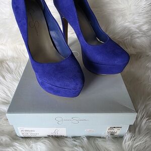 Jessica Simpson Blue Violet Heels